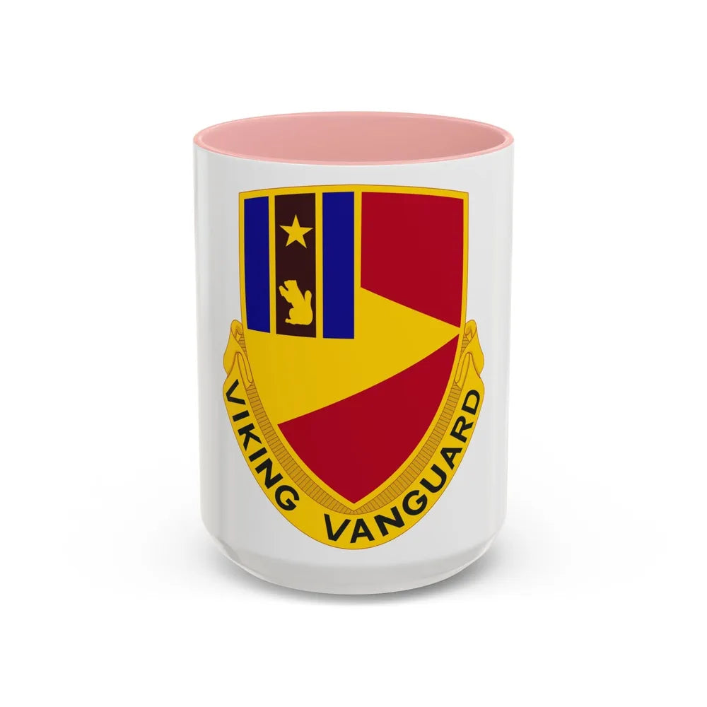 94 Cavalry Regiment (U.S. Army) Accent Coffee Mug-15oz-Pink-Go Mug Yourself