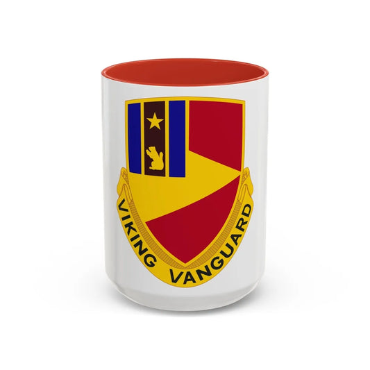 94 Cavalry Regiment (U.S. Army) Accent Coffee Mug-15oz-Red-Go Mug Yourself