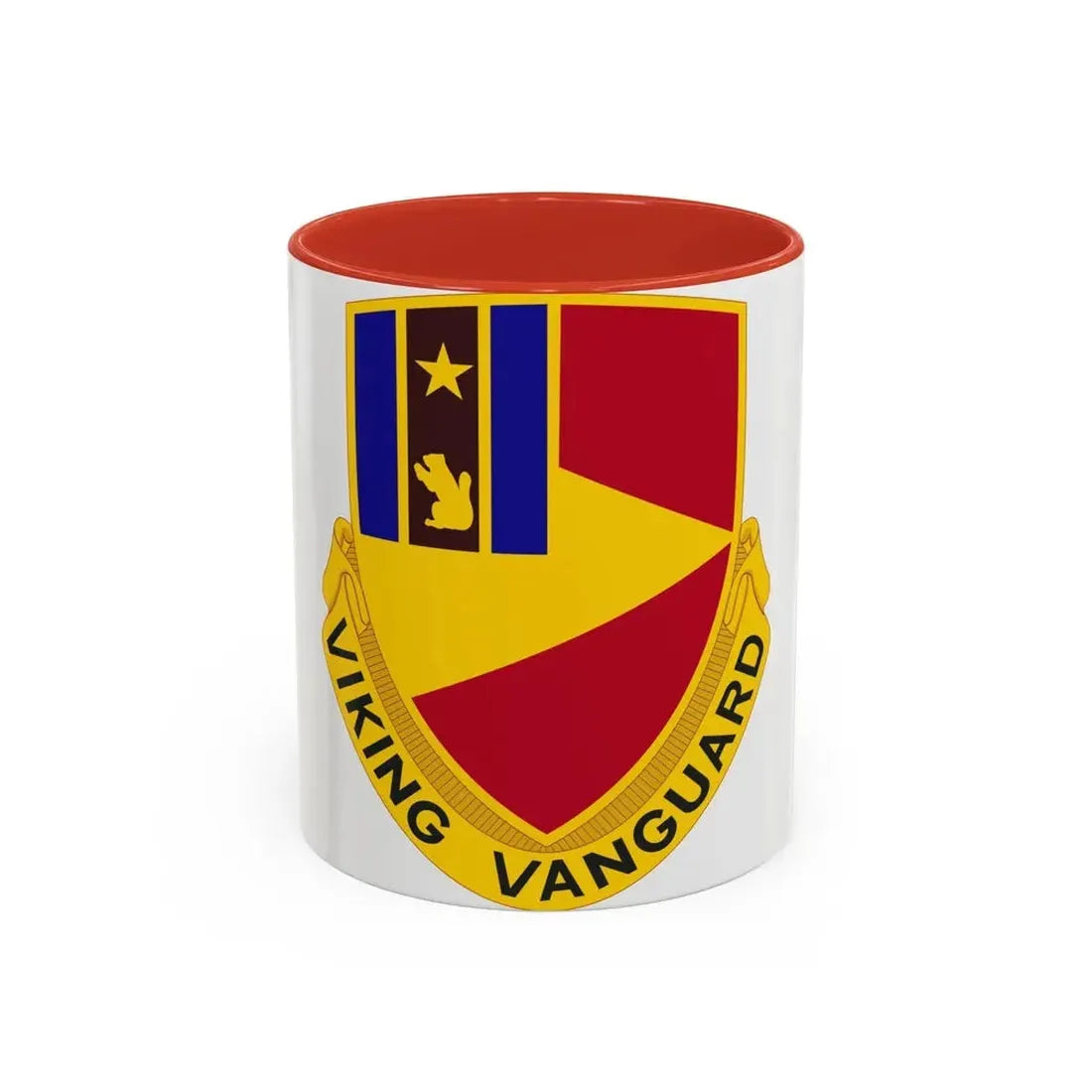 94 Cavalry Regiment (U.S. Army) Accent Coffee Mug 11oz Red - Go Mug Yourself