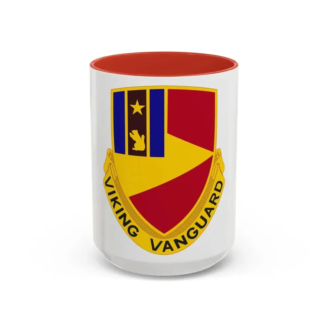 94 Cavalry Regiment (U.S. Army) Accent Coffee Mug 15oz Red - Go Mug Yourself