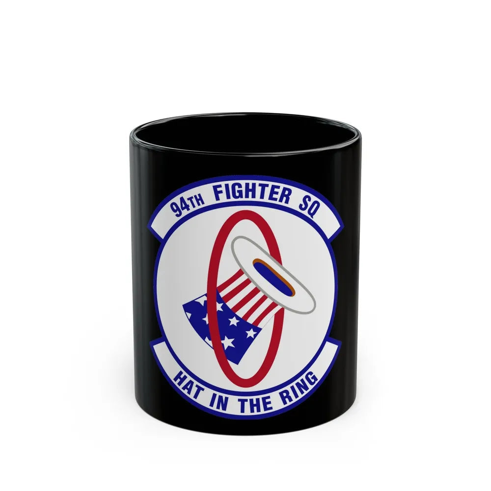 94 Fighter Squadron ACC (U.S. Air Force) Black Coffee Mug-11oz-Go Mug Yourself