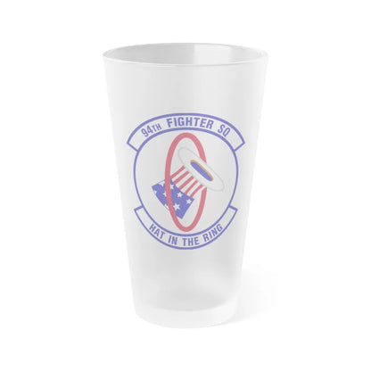 94 Fighter Squadron ACC (U.S. Air Force) Frosted Pint Glass 16oz-16oz-Frosted-Go Mug Yourself