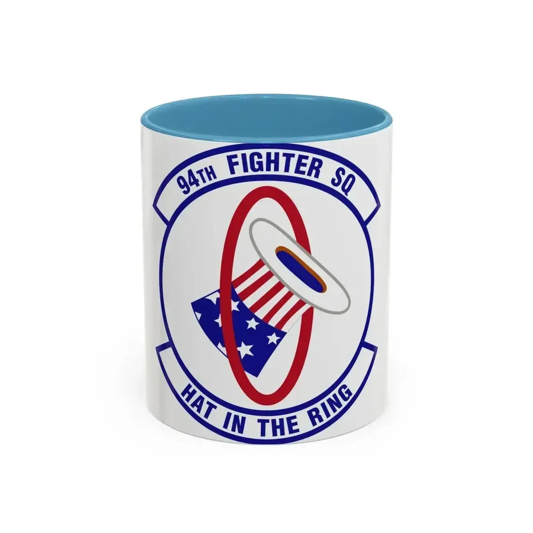 94 Fighter Squadron ACC (U.S. Air Force) Accent Coffee Mug 11oz Light Blue - Go Mug Yourself