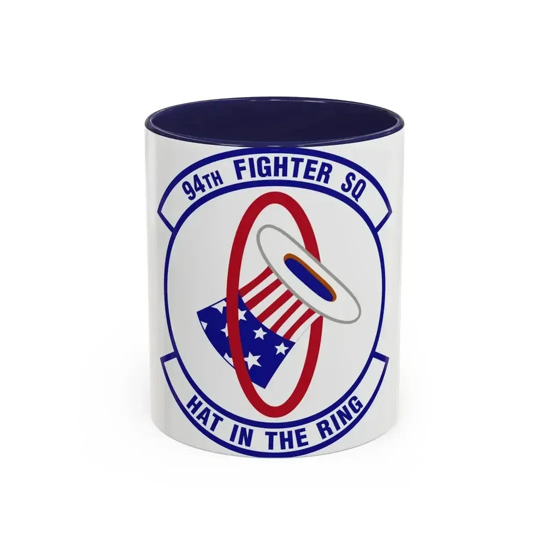 94 Fighter Squadron ACC (U.S. Air Force) Accent Coffee Mug 11oz Navy - Go Mug Yourself