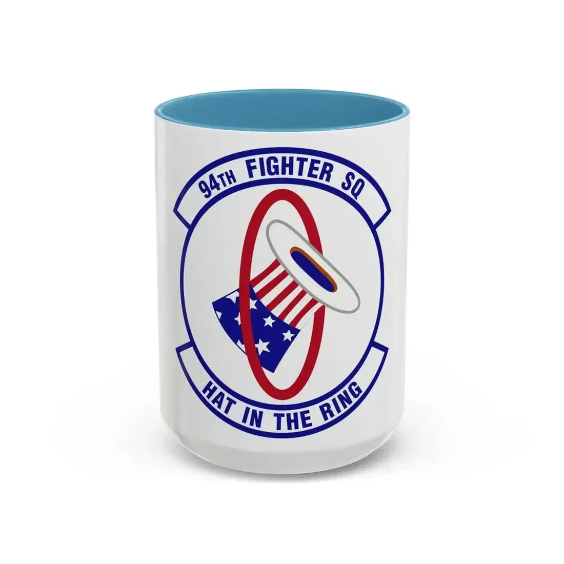94 Fighter Squadron ACC (U.S. Air Force) Accent Coffee Mug 15oz Light Blue - Go Mug Yourself