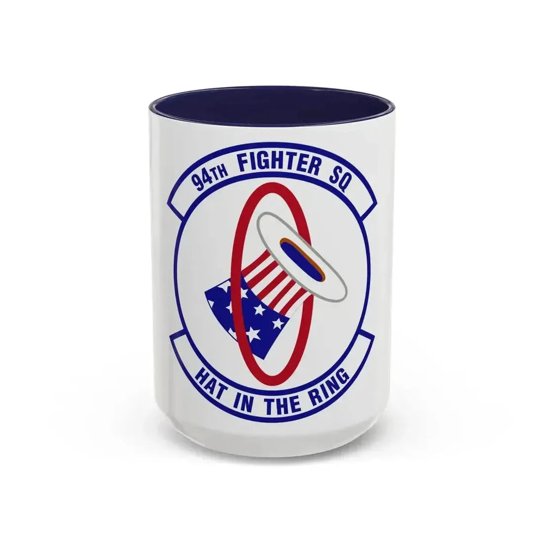 94 Fighter Squadron ACC (U.S. Air Force) Accent Coffee Mug 15oz Navy - Go Mug Yourself