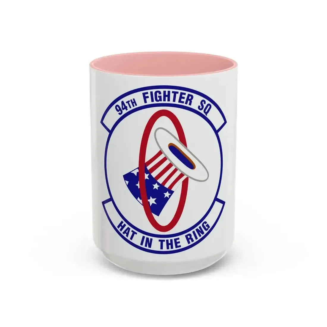 94 Fighter Squadron ACC (U.S. Air Force) Accent Coffee Mug 15oz Pink - Go Mug Yourself