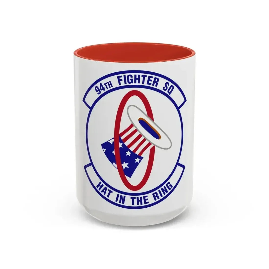94 Fighter Squadron ACC (U.S. Air Force) Accent Coffee Mug 15oz Red - Go Mug Yourself