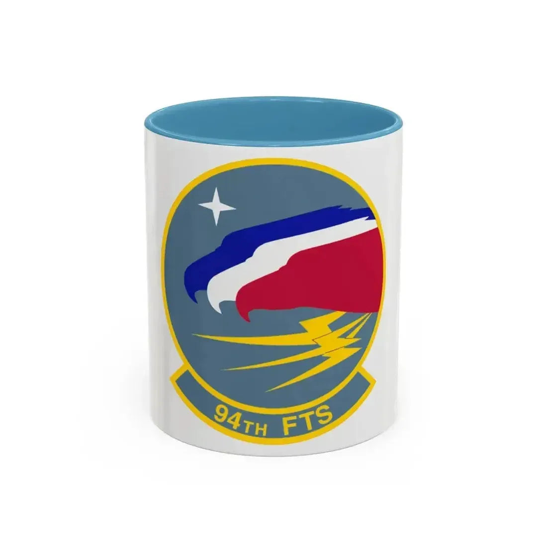 94 Flying Training Squadron AETC (U.S. Air Force) Accent Coffee Mug 11oz Light Blue - Go Mug Yourself
