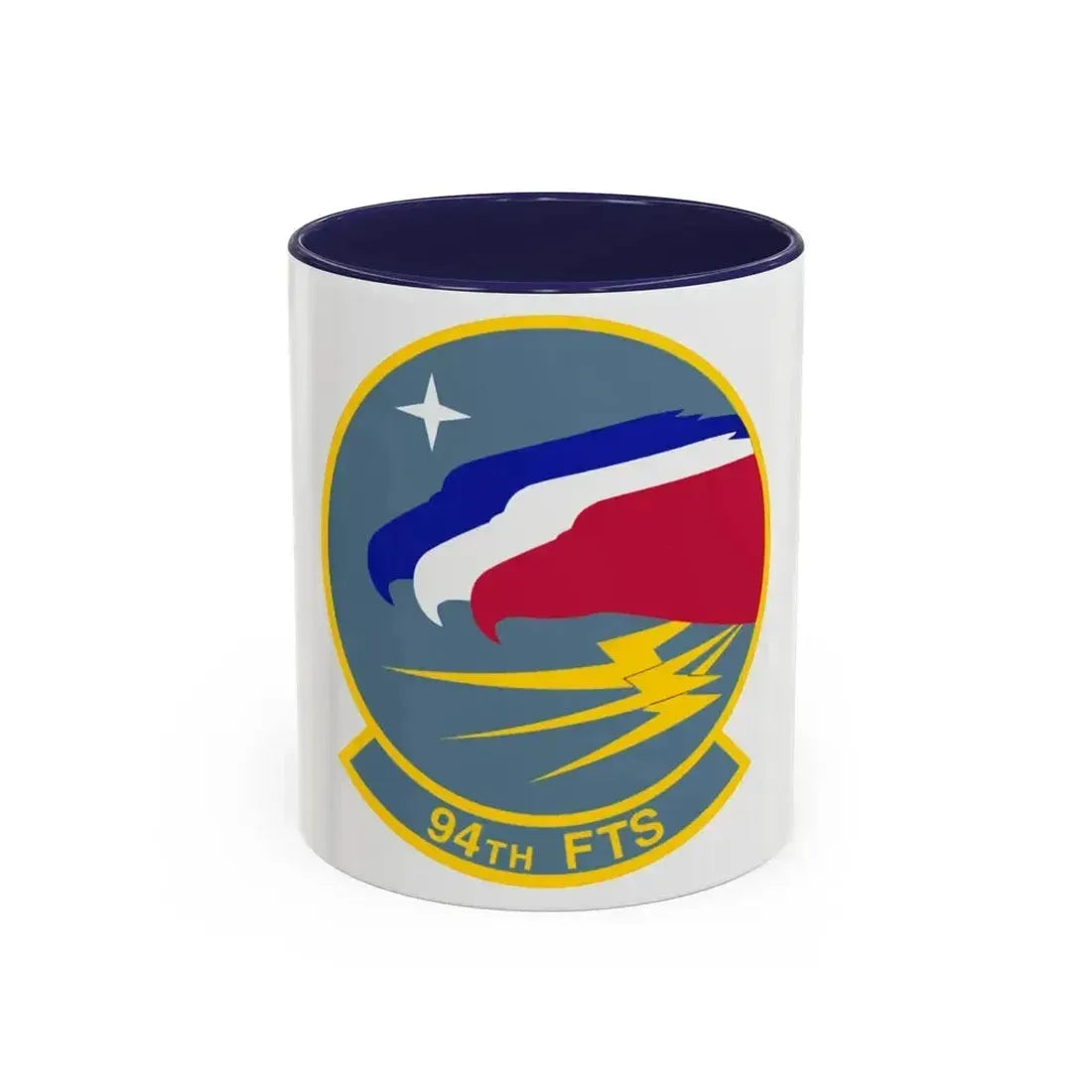 94 Flying Training Squadron AETC (U.S. Air Force) Accent Coffee Mug 11oz Navy - Go Mug Yourself