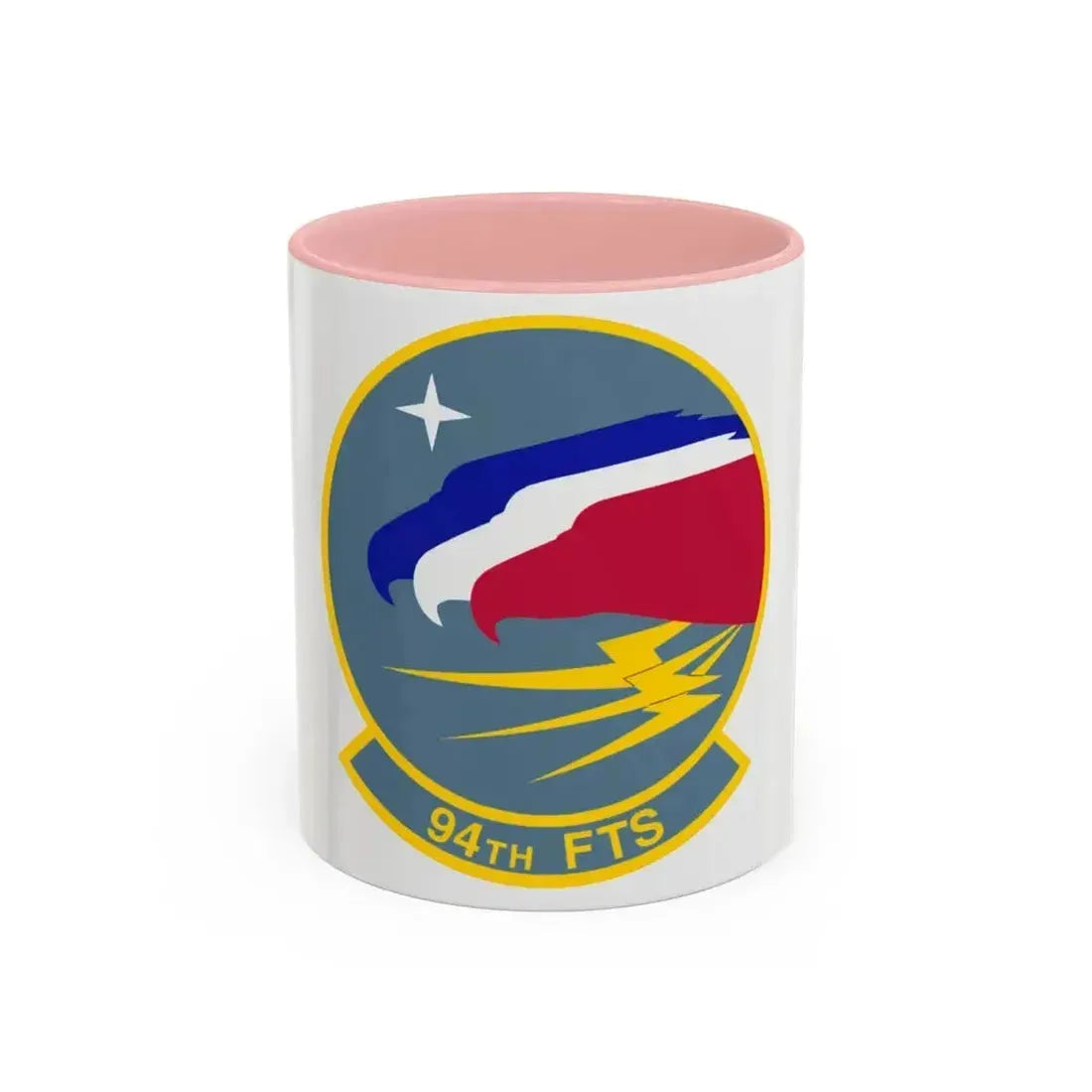 94 Flying Training Squadron AETC (U.S. Air Force) Accent Coffee Mug 11oz Pink - Go Mug Yourself