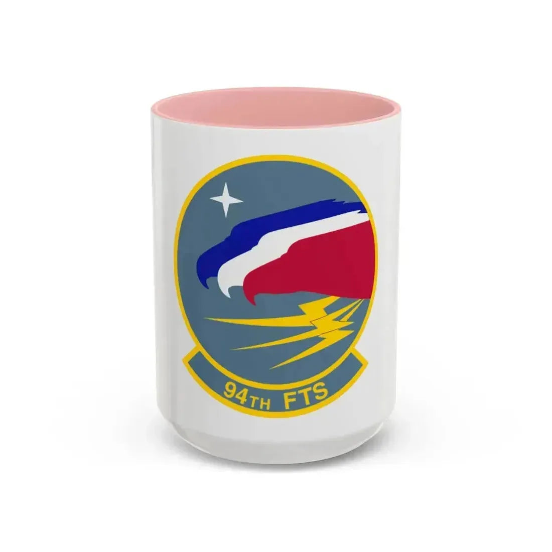 94 Flying Training Squadron AETC (U.S. Air Force) Accent Coffee Mug 15oz Pink - Go Mug Yourself