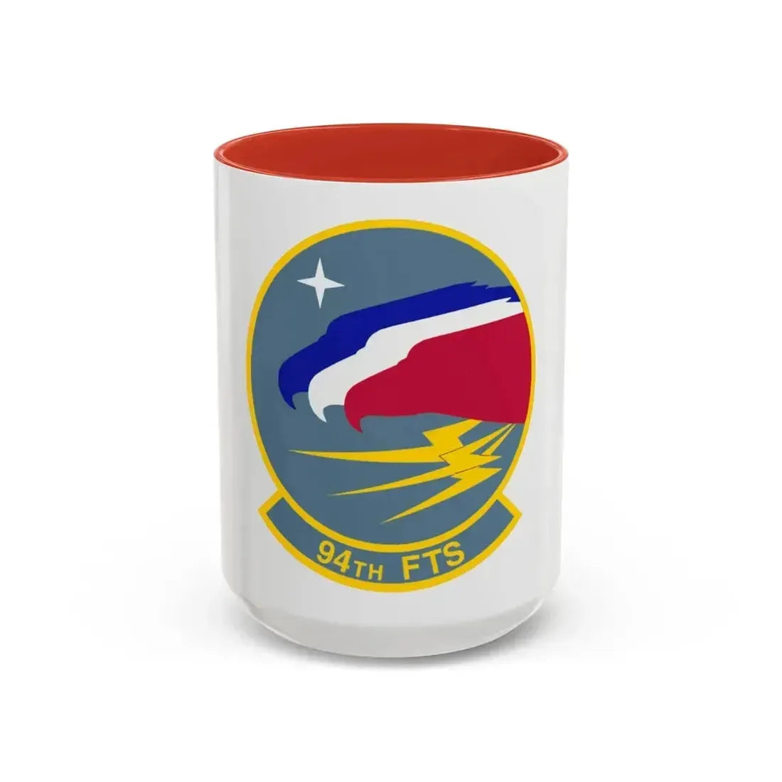 94 Flying Training Squadron AETC (U.S. Air Force) Accent Coffee Mug 15oz Red - Go Mug Yourself
