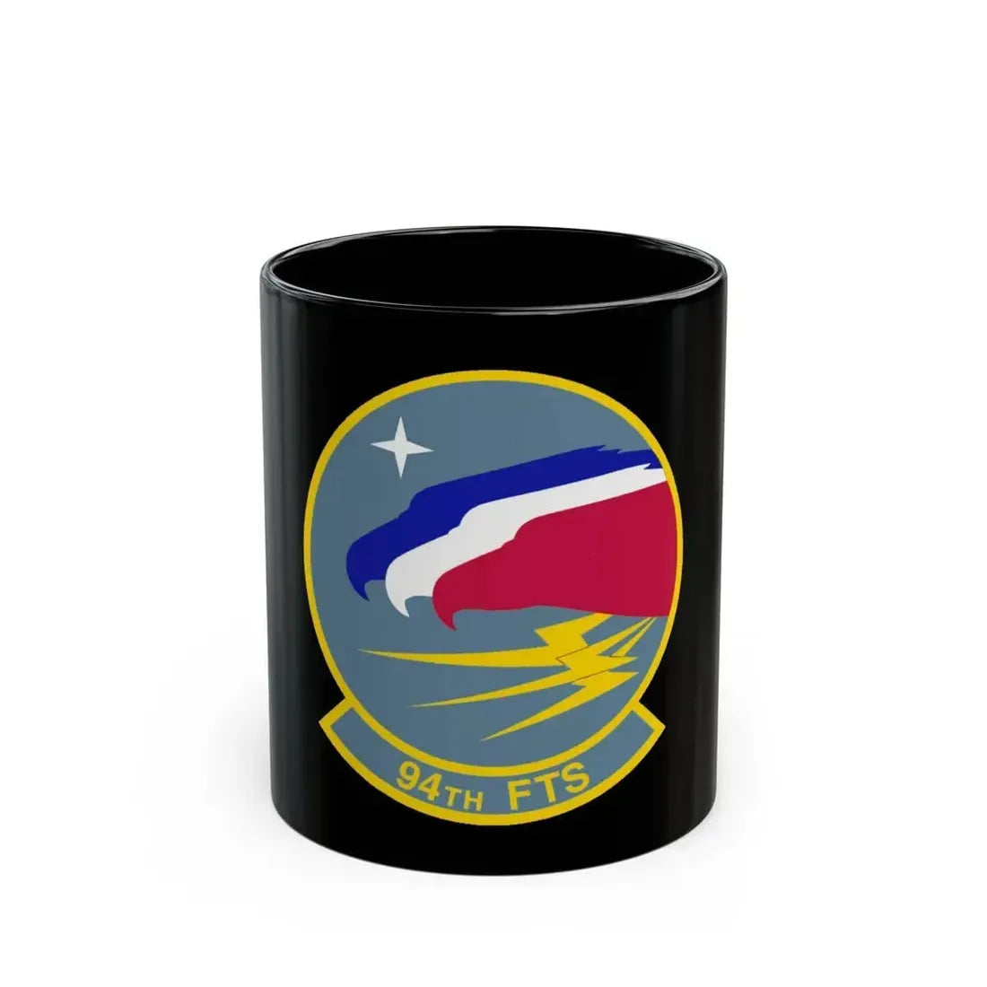 94 Flying Training Squadron AETC (U.S. Air Force) Black Coffee Mug 11oz - Go Mug Yourself