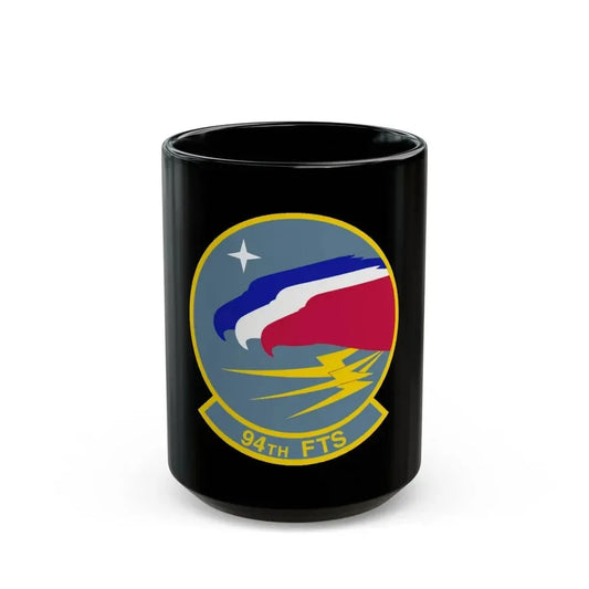 94 Flying Training Squadron AETC (U.S. Air Force) Black Coffee Mug 15oz - Go Mug Yourself
