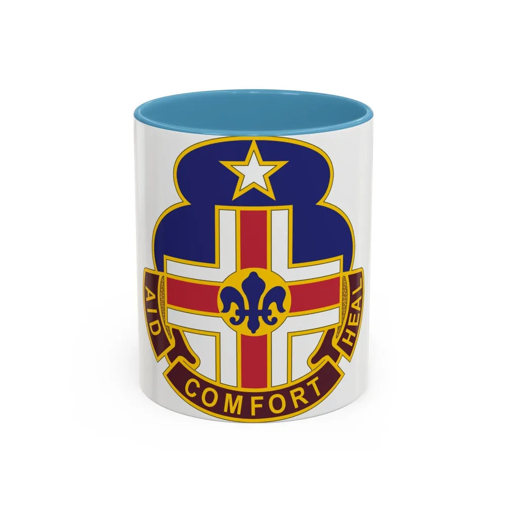 94 General Hospital (U.S. Army) Accent Coffee Mug-11oz-Light Blue-Go Mug Yourself