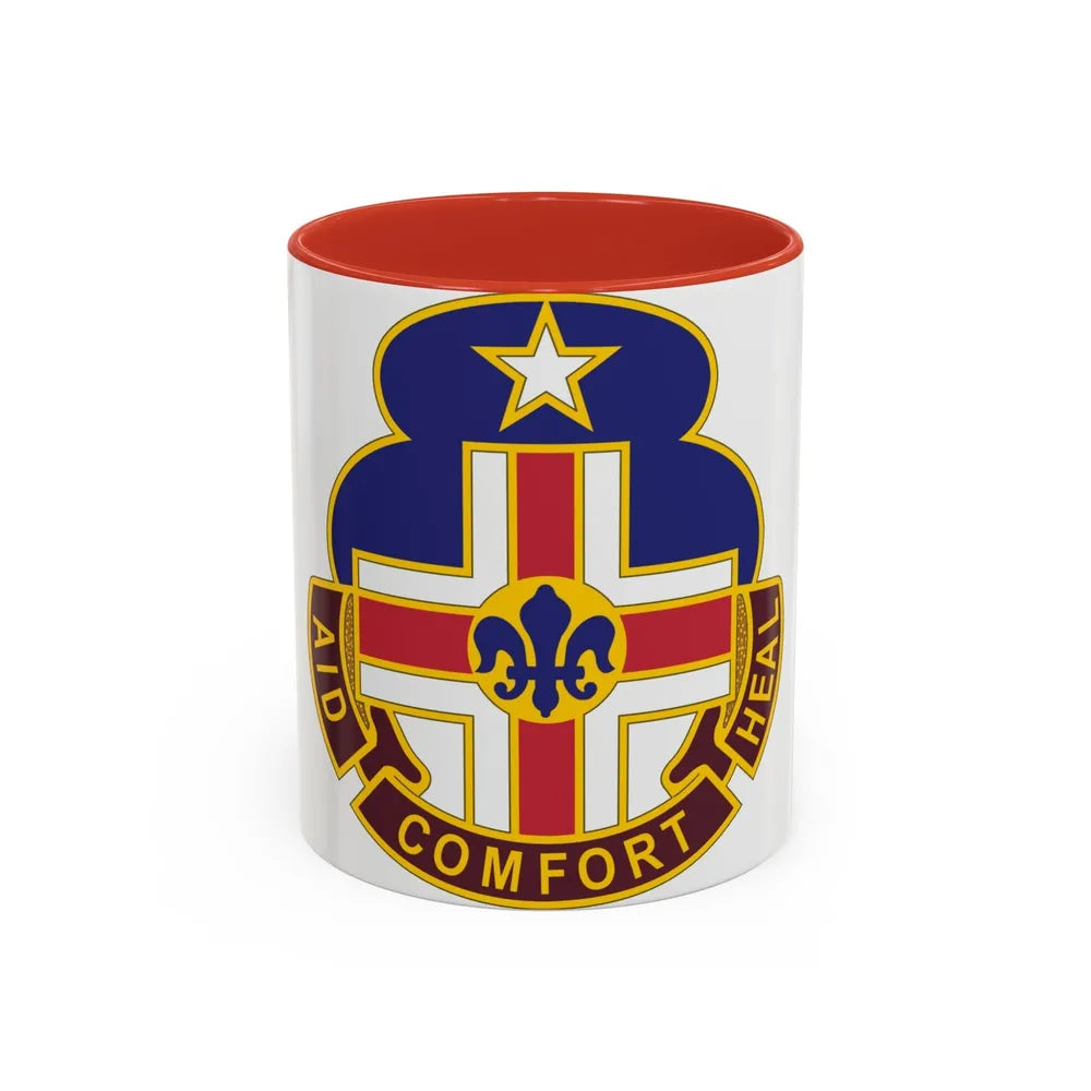 94 General Hospital (U.S. Army) Accent Coffee Mug-11oz-Red-Go Mug Yourself