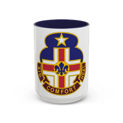 94 General Hospital (U.S. Army) Accent Coffee Mug-15oz-Navy-Go Mug Yourself