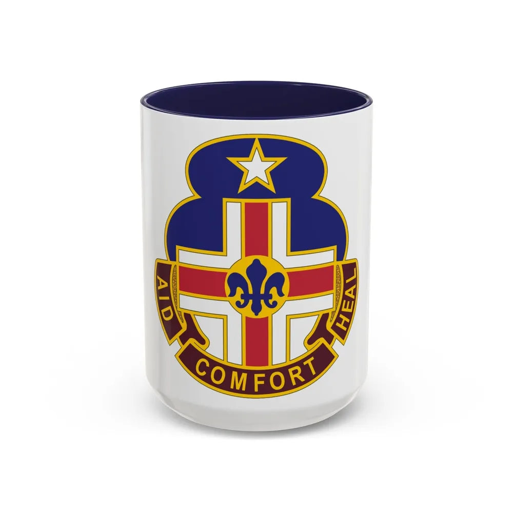 94 General Hospital (U.S. Army) Accent Coffee Mug-15oz-Navy-Go Mug Yourself