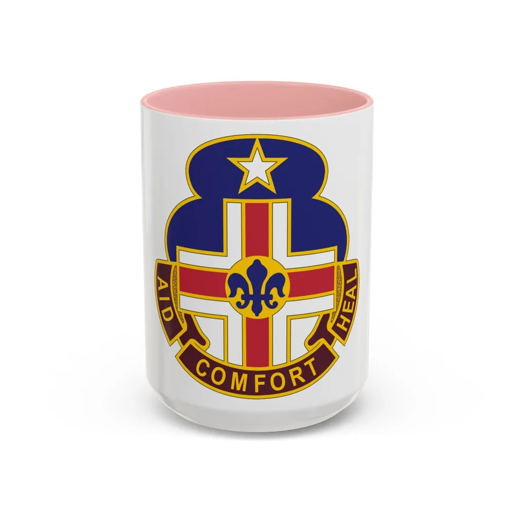 94 General Hospital (U.S. Army) Accent Coffee Mug-15oz-Pink-Go Mug Yourself