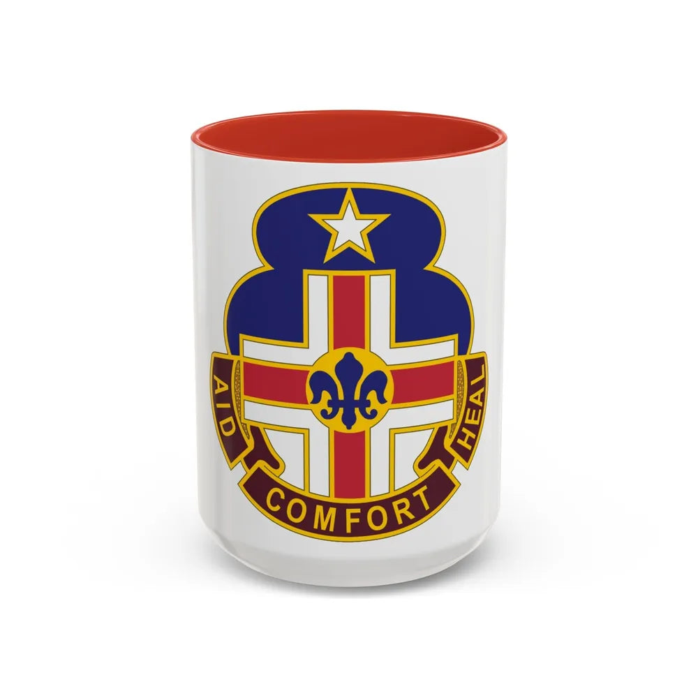 94 General Hospital (U.S. Army) Accent Coffee Mug-15oz-Red-Go Mug Yourself