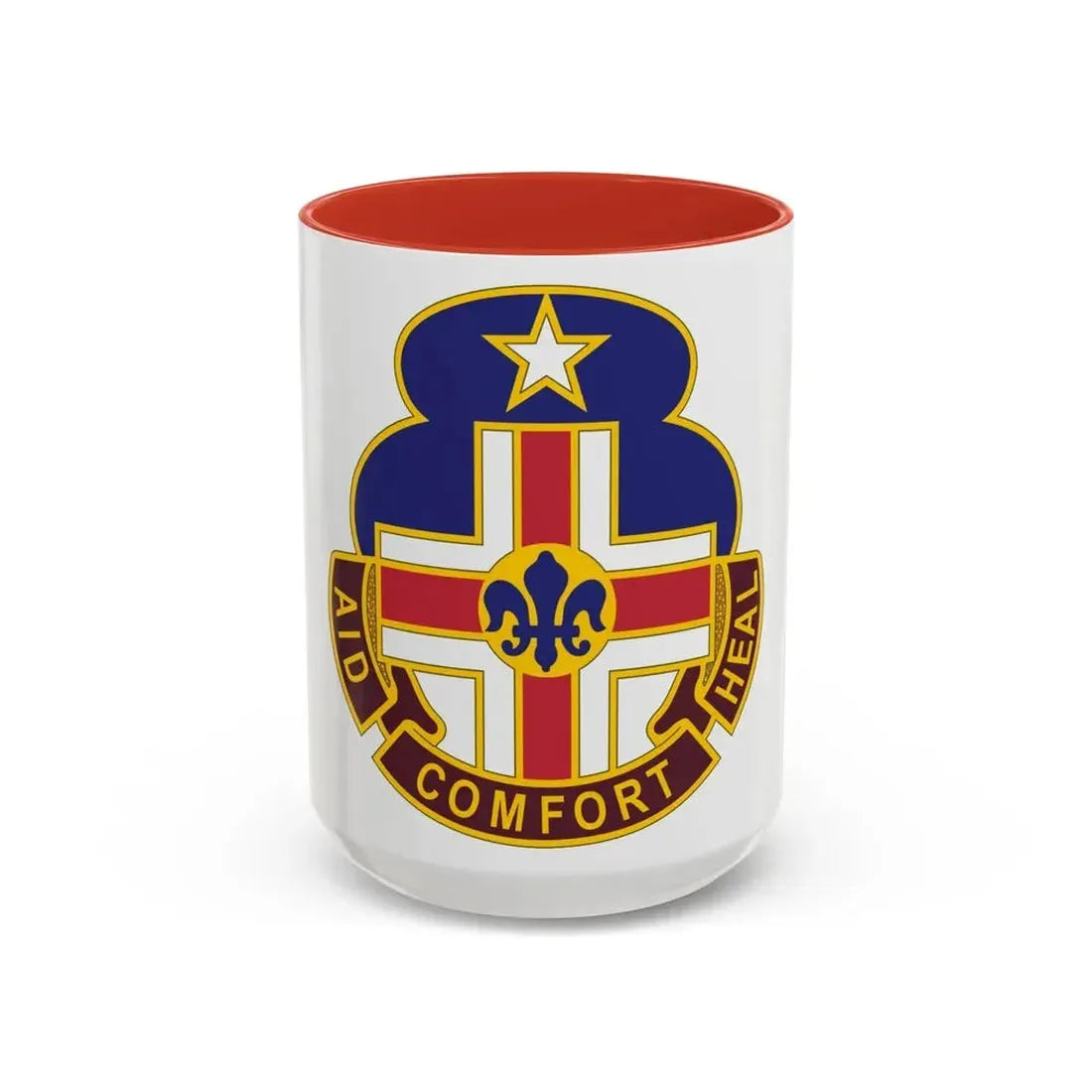 94 General Hospital (U.S. Army) Accent Coffee Mug 15oz Red - Go Mug Yourself