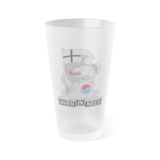 94 Military Police Battalion (U.S. Army) Frosted Pint Glass 16oz-Go Mug Yourself