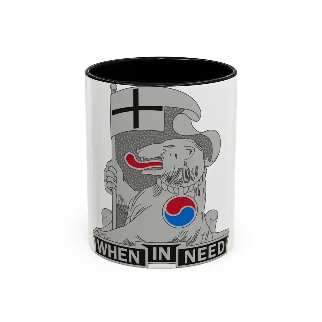 94 Military Police Battalion (U.S. Army) Accent Coffee Mug 11oz Black - Go Mug Yourself