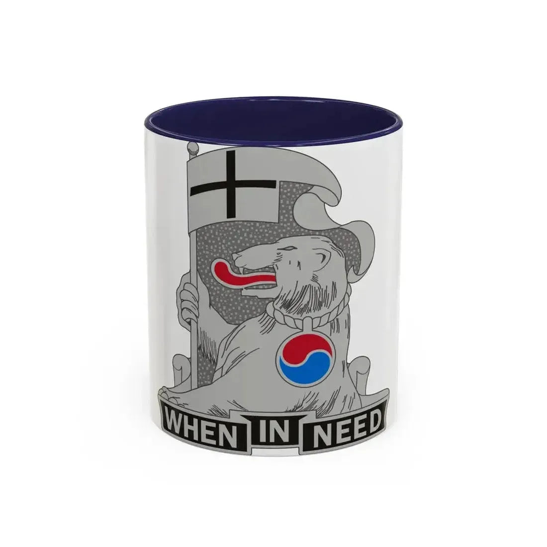 94 Military Police Battalion (U.S. Army) Accent Coffee Mug 11oz Navy - Go Mug Yourself