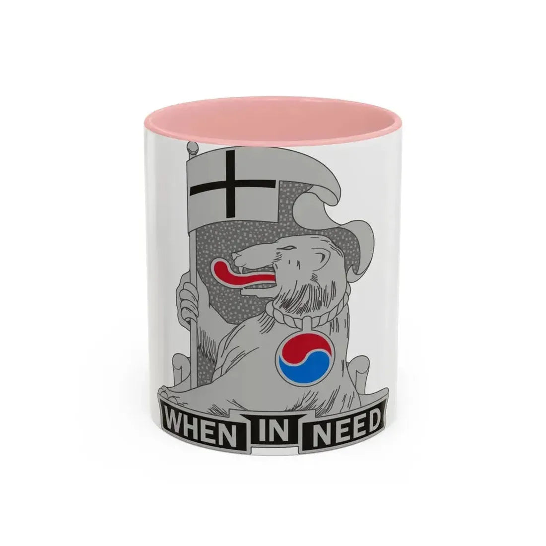 94 Military Police Battalion (U.S. Army) Accent Coffee Mug 11oz Pink - Go Mug Yourself