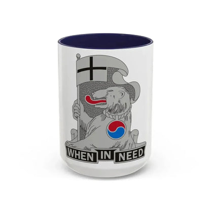 94 Military Police Battalion (U.S. Army) Accent Coffee Mug 15oz Navy - Go Mug Yourself