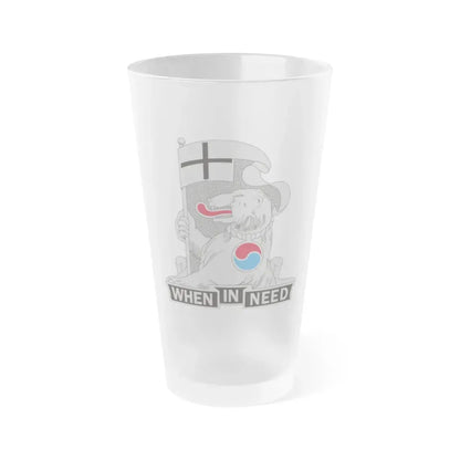 94 Military Police Battalion (U.S. Army) Frosted Pint Glass 16oz Default Title - Go Mug Yourself