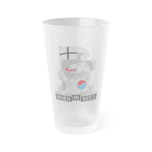 94 Military Police Battalion (U.S. Army) Frosted Pint Glass 16oz Default Title - Go Mug Yourself