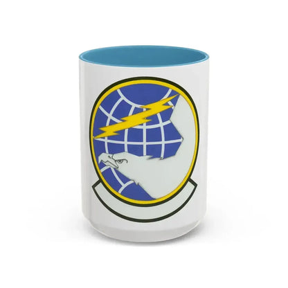 940 Civil Engineer Squadron AFRC (U.S. Air Force) Accent Coffee Mug 15oz Light Blue - Go Mug Yourself