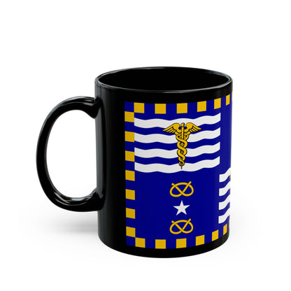 Flag of the City of Brisbane Australia - Black Coffee Mug-Go Mug Yourself