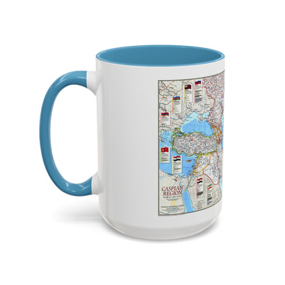 Caspian Region- Promise and Peril (1999) (Map) Accent Coffee Mug