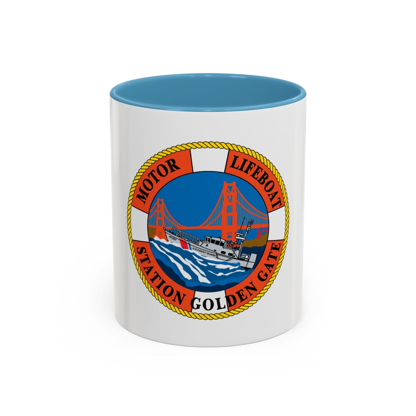 USCG Motor Lifeboat Station Golden Gate (U.S. Coast Guard) Accent Coffee Mug