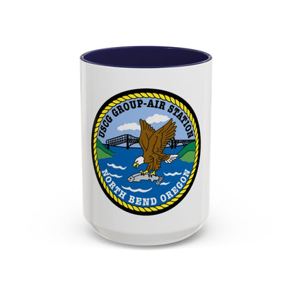 USCG Group Air Station North Bend (U.S. Coast Guard) Accent Coffee Mug