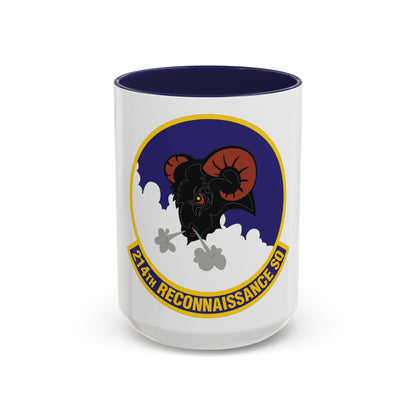 214th Reconnaissance Squadron (U.S. Air Force) Accent Coffee Mug