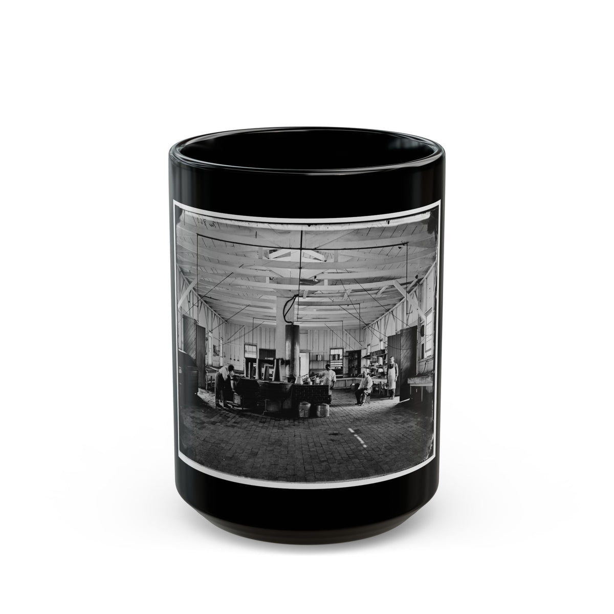 Alexandria, Va.  Cooks In The Kitchen Of Soldiers' Rest (U.S. Civil War) Black Coffee Mug