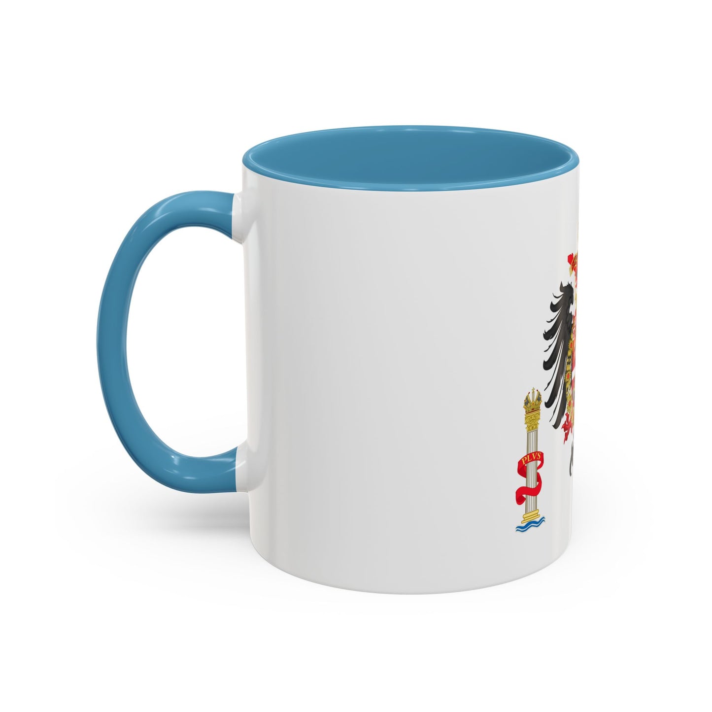 Greater Coat of Arms of Charles V Holy Roman Emperor, Charles I as King of Spain - Accent Coffee Mug