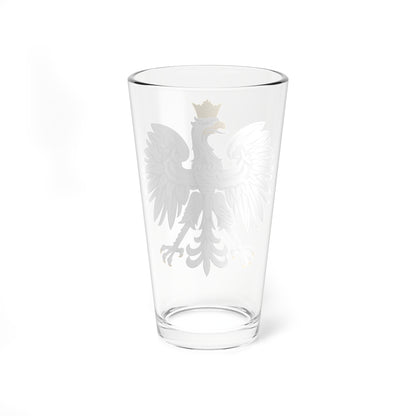 Orzeł Biały Herb Polski (Poland) (Coat of Arms) Pint Glass 16oz