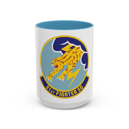 81st Fighter Squadron (U.S. Air Force) Accent Coffee Mug
