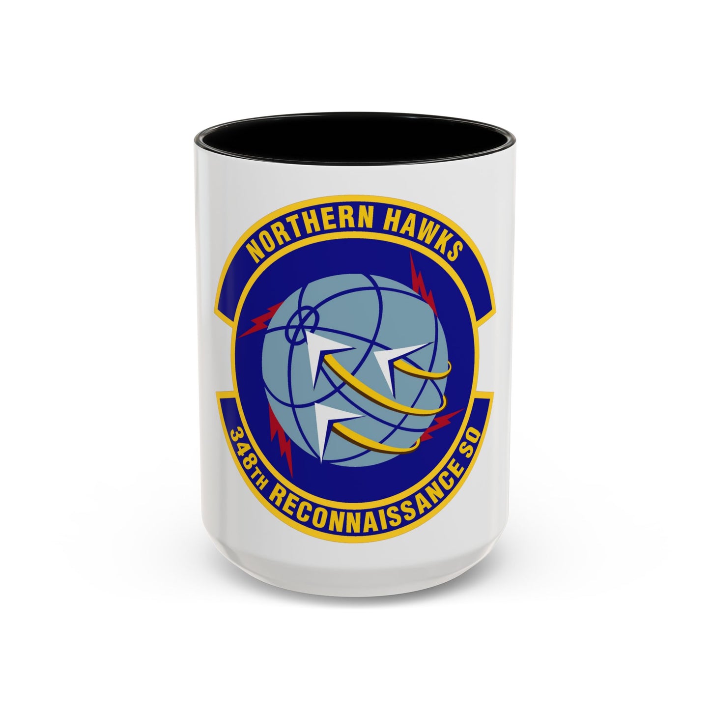 348th Reconnaissance Squadron (U.S. Air Force) Accent Coffee Mug