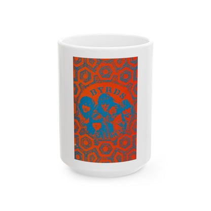 The Byrds Poster (Music Poster) White Coffee Mug