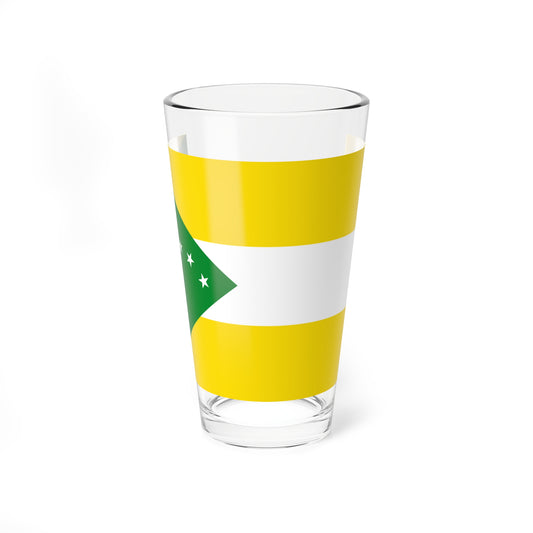 Bandera de la Provincia de Panama Oeste (Panama) Pint Glass 16oz