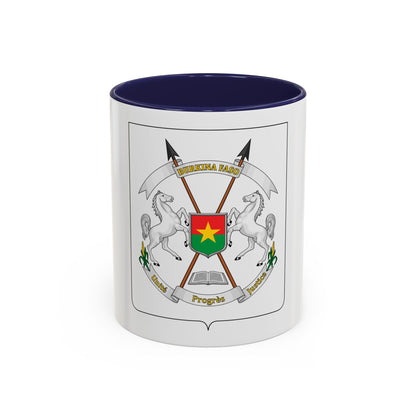 Coat of arms of Burkina Faso - Accent Coffee Mug