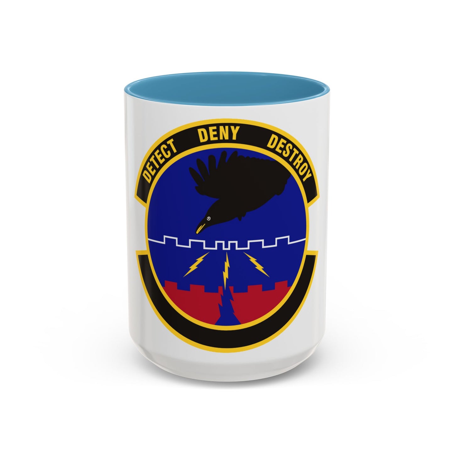 579 Software Engineering Squadron AFMC (U.S. Air Force) Accent Coffee Mug