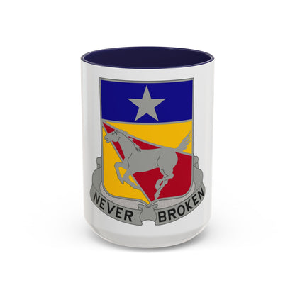 221 Cavalry Regiment (U.S. Army) Accent Coffee Mug
