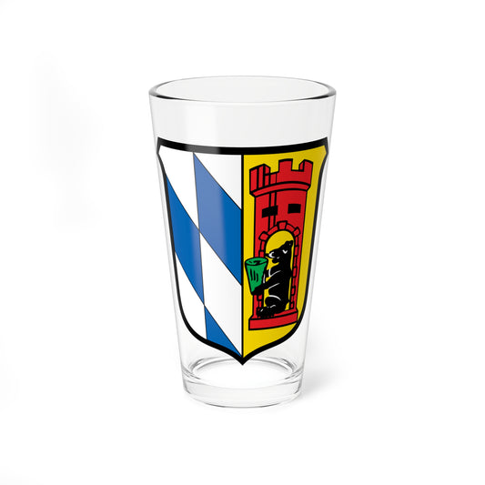 DEU Beratzhausen COA (Germany) (Coat of Arms) Pint Glass 16oz